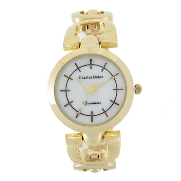 Charles Delon Dress/Formal Style Gold Watch display picture 3